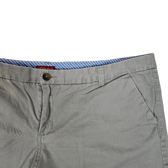 Merona Gray Cotton Chino Shorts Size‎ 18 Women's Plus - Picture 3 of 8